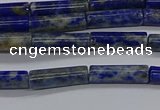 CTB356 15.5 inches 4*13mm tube lapis lazuli beads wholesale