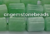 CTB520 15.5 inches 10*13mm triangle jade beads wholesale