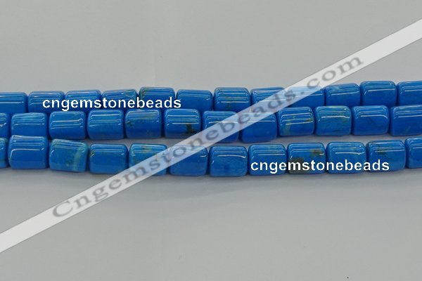 CTB538 15.5 inches 10*13mm triangle turquoise beads wholesale