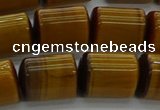 CTB540 15.5 inches 10*13mm triangle golden tiger eye beads wholesale