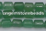 CTB706 15.5 inches 6*8mm tube green aventurine beads wholesale