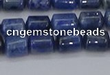 CTB716 15.5 inches 6*8mm tube blue dumortierite beads wholesale