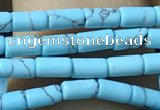 CTB805 15.5 inches 2*4mm tube turquoise beads wholesale