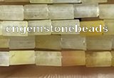 CTB812 15.5 inches 2*4mm tube yellow aventurine beads wholesale