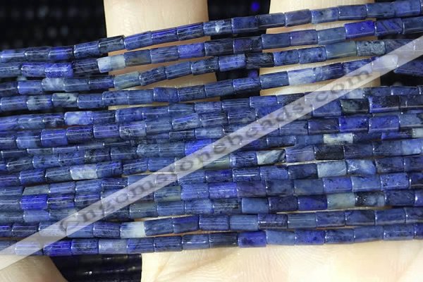 CTB824 15.5 inches 2*4mm tube sodalite beads wholesale