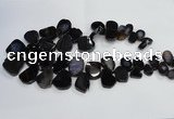 CTD1550 Top drilled 10*15mm - 25*30mm freeform agate beads