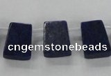 CTD1589 Top drilled 13*18mm trapezoid lapis lazuli gemstone beads