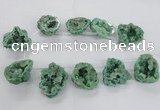 CTD1685 Top drilled 15*25mm - 30*35mm nuggets druzy agate beads