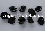 CTD1687 Top drilled 15*25mm - 30*35mm nuggets druzy agate beads