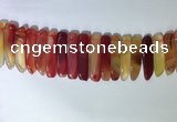 CTD2166 Top drilled 8*20mm - 10*40mm sticks agate gemstone beads