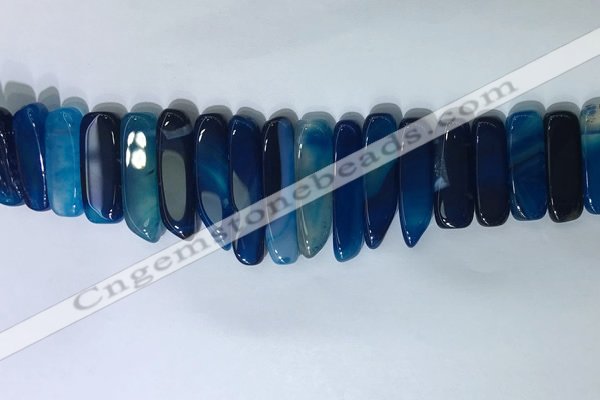 CTD2170 Top drilled 8*20mm - 10*40mm sticks agate gemstone beads