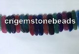 CTD2175 Top drilled 8*20mm - 10*40mm sticks agate gemstone beads