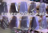 CTD2336 Top drilled 16*18mm - 20*30mm faceted freeform moonstone beads