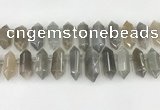 CTD2393 Top drilled 13*30mm - 14*42mm sticks moonstone beads