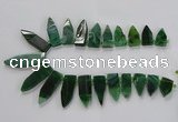 CTD2514 Top drilled 15*25mm - 16*50mm sticks agate gemstone beads