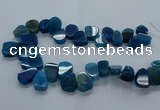 CTD2604 Top drilled 13*18mm - 23*33mm freeform agate beads