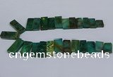 CTD2668 Top drilled 14*27mm - 16*42mm rectangle agate jasper beads