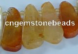 CTD2700 15.5 inches 10*25mm - 18*50mm freeform agate beads