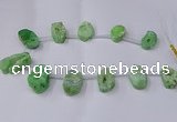 CTD2715 15.5 inches 20*30mm - 35*45mm freeform druzy agate beads