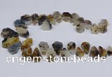 CTD2732 Top drilled 15*20mm - 25*35mm freeform montana agate beads