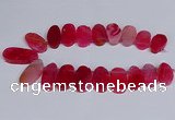 CTD2746 Top drilled 18*25mm - 22*40mm freeform agate beads