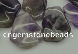 CTD304 Top drilled 15*20mm - 20*25mm freeform dogtooth amethyst beads