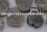 CTD306 Top drilled 15*20mm - 20*25mm freeform labradorite beads