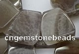 CTD340 Top drilled 15*20mm - 25*30mm freeform agate beads