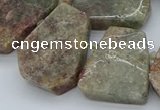 CTD3506 Top drilled 15*20mm - 25*30mm freeform ghost gemstone beads