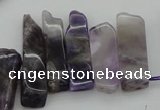 CTD351 Top drilled 10*28mm - 10*50mm wand dogtooth amethyst beads