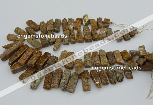 CTD3545 Top drilled 10*20mm - 12*35mm sticks opal gemstone beads