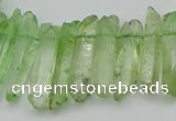 CTD3548 Top drilled 6*20mm - 8*35mm sticks quartz beads wholesale