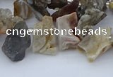 CTD3591 Top drilled 8*10mm - 15*25mm freeform druzy agate beads