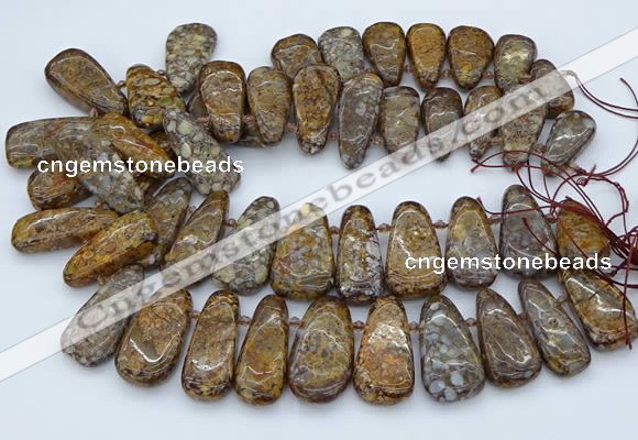 CTD3597 Top drilled 10*22mm - 20*45mm freeform opal gemstone beads