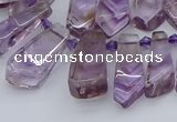 CTD3620 Top drilled 8*15mm - 16*30mm sticks natural ametrine beads