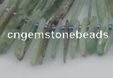 CTD3696 Top drilled 6*15mm - 8*40mm sticks kyanite beads