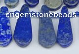 CTD3716 Top drilled 10*20mm - 15*45mm freeform lapis lazuli beads