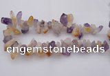 CTD376 Top drilled 15*20mm - 18*25mm nuggets amethyst & citrine beads