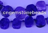 CTD3888 Top drilled 10*14mm - 11*15mm freeform charoite beads