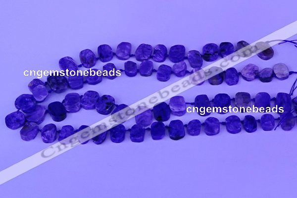 CTD3888 Top drilled 10*14mm - 11*15mm freeform charoite beads