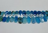 CTD4006 Top drilled 14*22mm - 22*42mm freeform agate gemstone beads