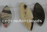 CTD41 Top drilled 10*23mm – 15*40mm marquise jasper beads