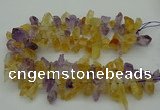 CTD419 Top drilled 10*20mm - 15*35mm nuggets amethyst & citrine beads