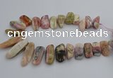 CTD451 15.5 inches 15*25mm - 15*48mm freeform pin opal gemstone beads