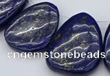 CTD457 15.5 inches 25*30mm - 35*45mm freeform lapis lazuli beads