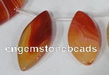 CTD49 Top drilled 13*30mm – 18*45mm marquise agate gemstone beads