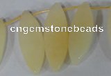 CTD50 Top drilled 11*35mm – 13*45mm marquise pink aventurine beads