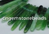 CTD586 Top drilled 6*20mm - 6*45mm wand agate gemstone beads