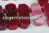 CTD592 Top drilled 12*30mm - 15*50mm wand agate gemstone beads