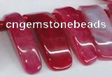 CTD598 Top drilled 10*30mm - 12*45mm wand agate gemstone beads